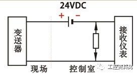 兩線制變送器接線示意圖