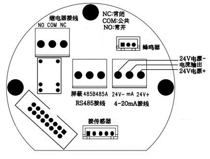 RSF1000氣體報(bào)警器電氣連接